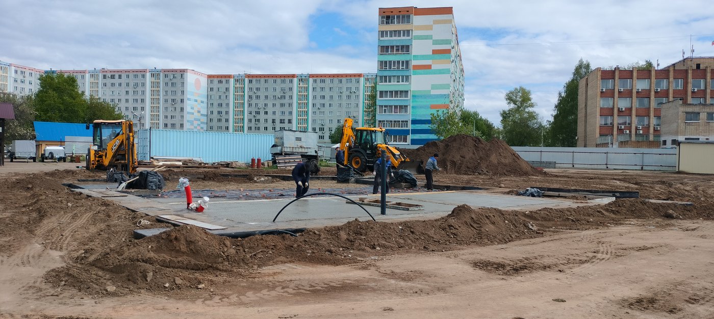 Земляные работы, устройство фундамента
